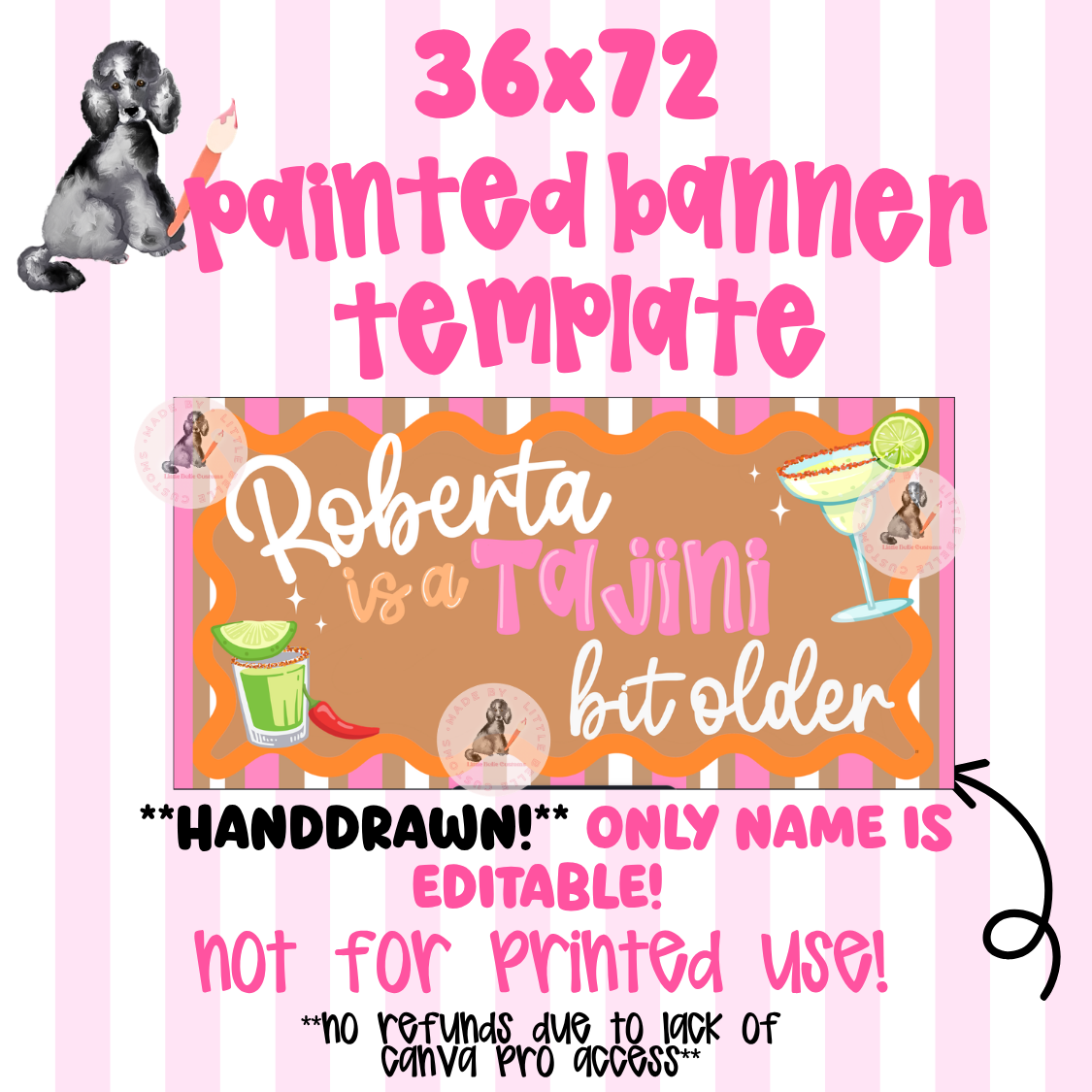 Tajini Bit Older Template Digital Download