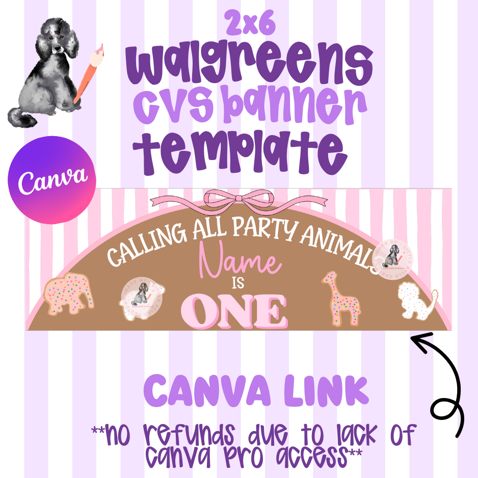 Calling all Party Animals| Animal Cracker  Template Digital Download