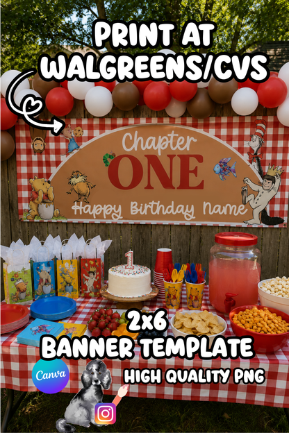 One Chapter | Walgreens 2x6 Template | Digital Download