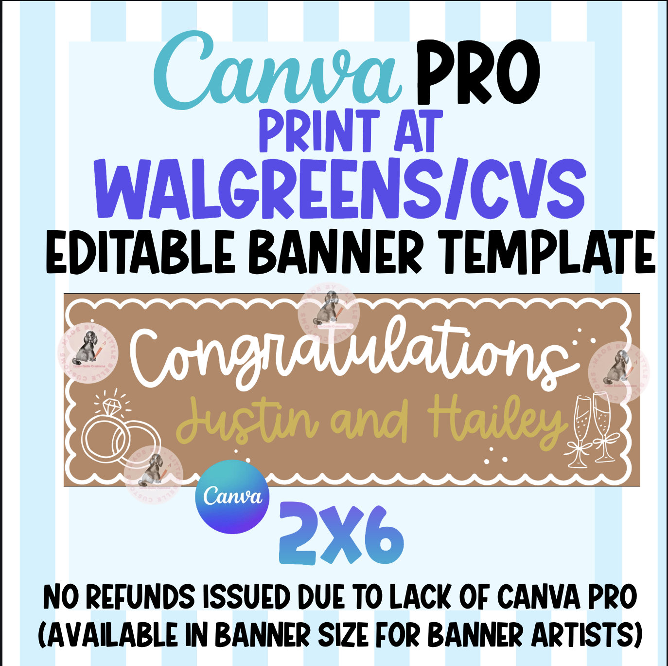 Congratulations Wedding  CVS/Walgreens Banner| Walgreens Template Digital Download
