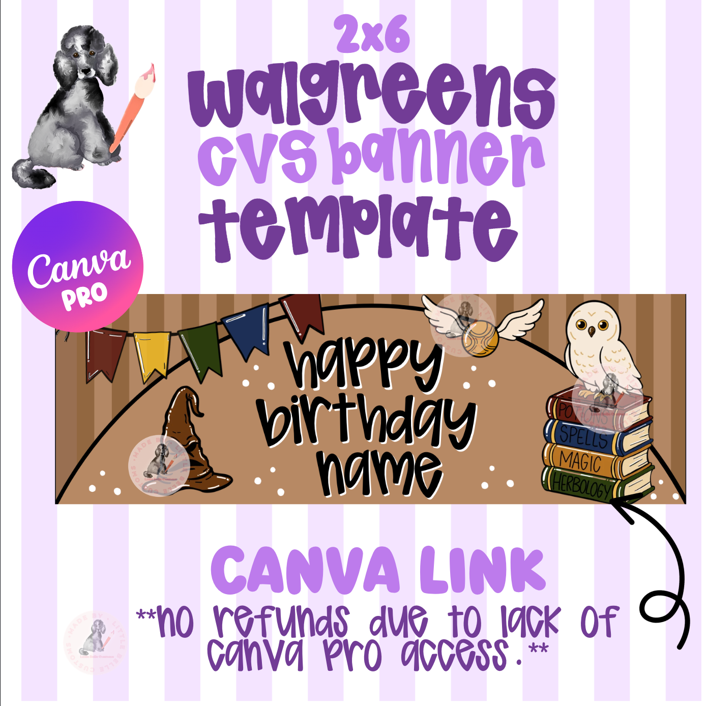 Harry Potter Birthday CVS/Walgreens Banner| Walgreens Template Digital Download